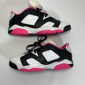 Nike Air Jordan 6 Retro Girls Size 3Y Pink Athletic Shoes Sneakers DV3528-061